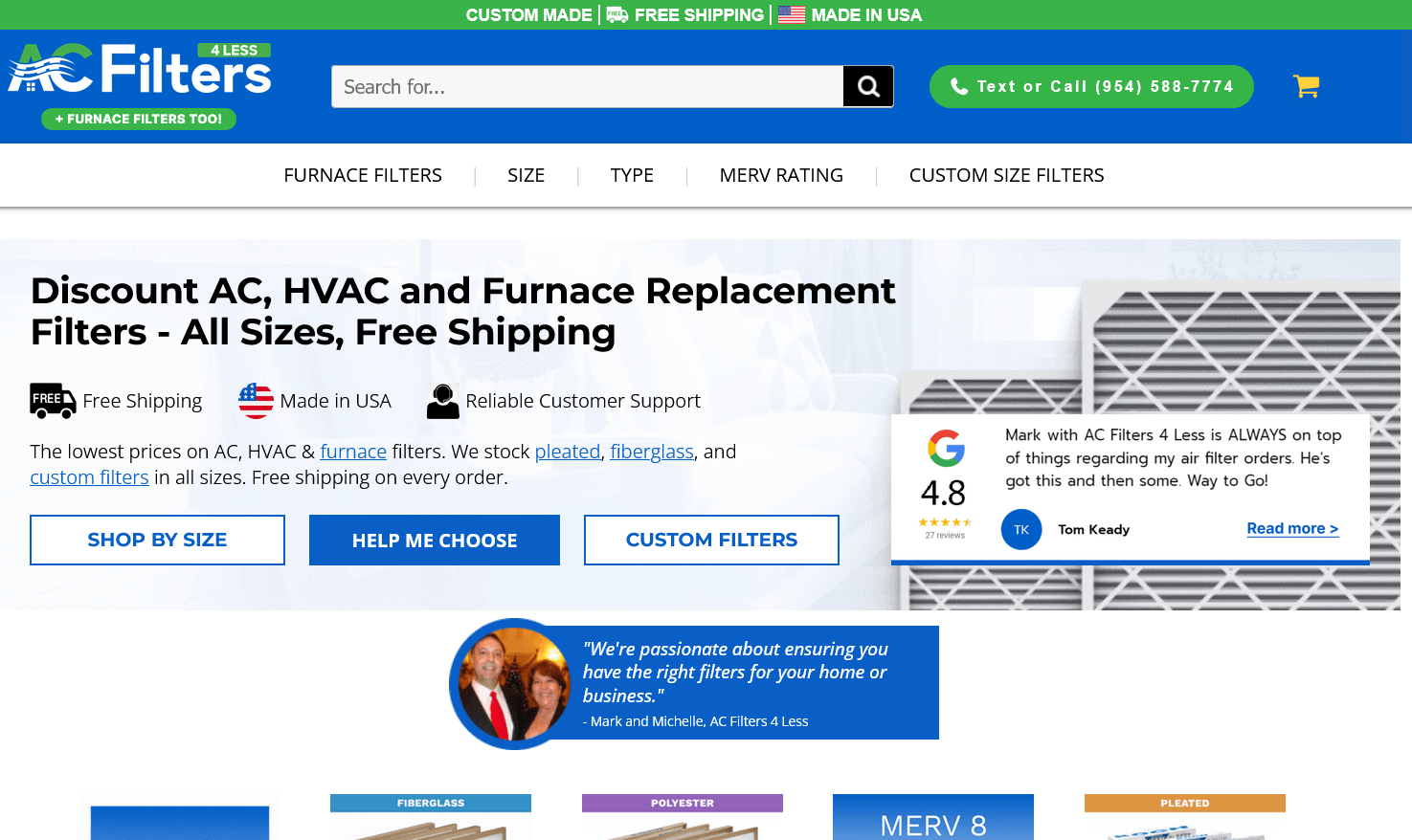 ACFilters4Less - Ongoing Maintenance